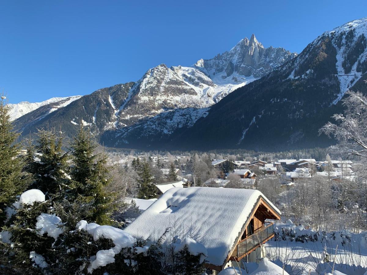 Chalet Le Point De Vue Chamonix Exteriör bild