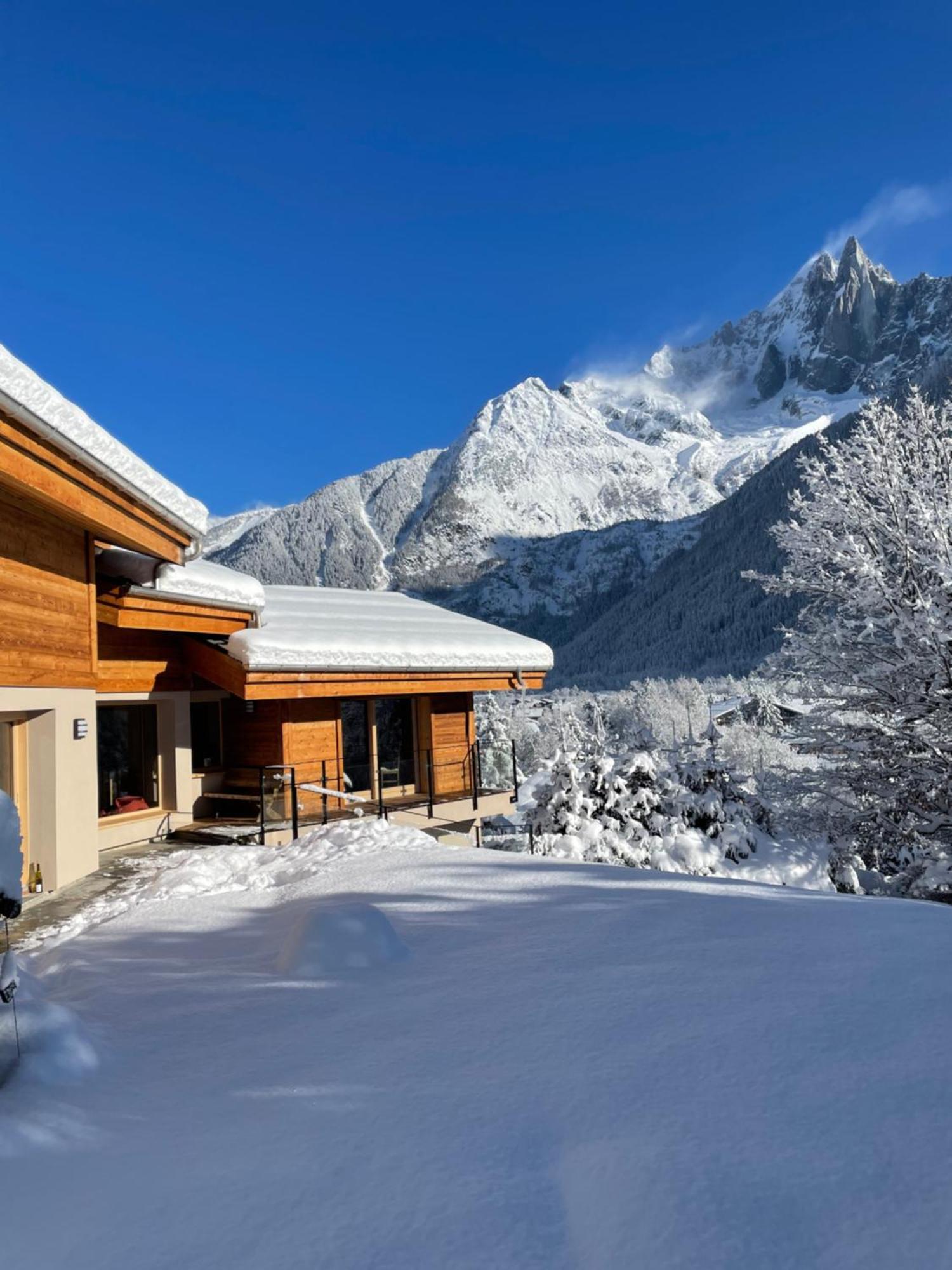 Chalet Le Point De Vue Chamonix Exteriör bild